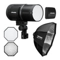 Profoto B20 Monolight Bundle with Softbox, Softgrid and Battery