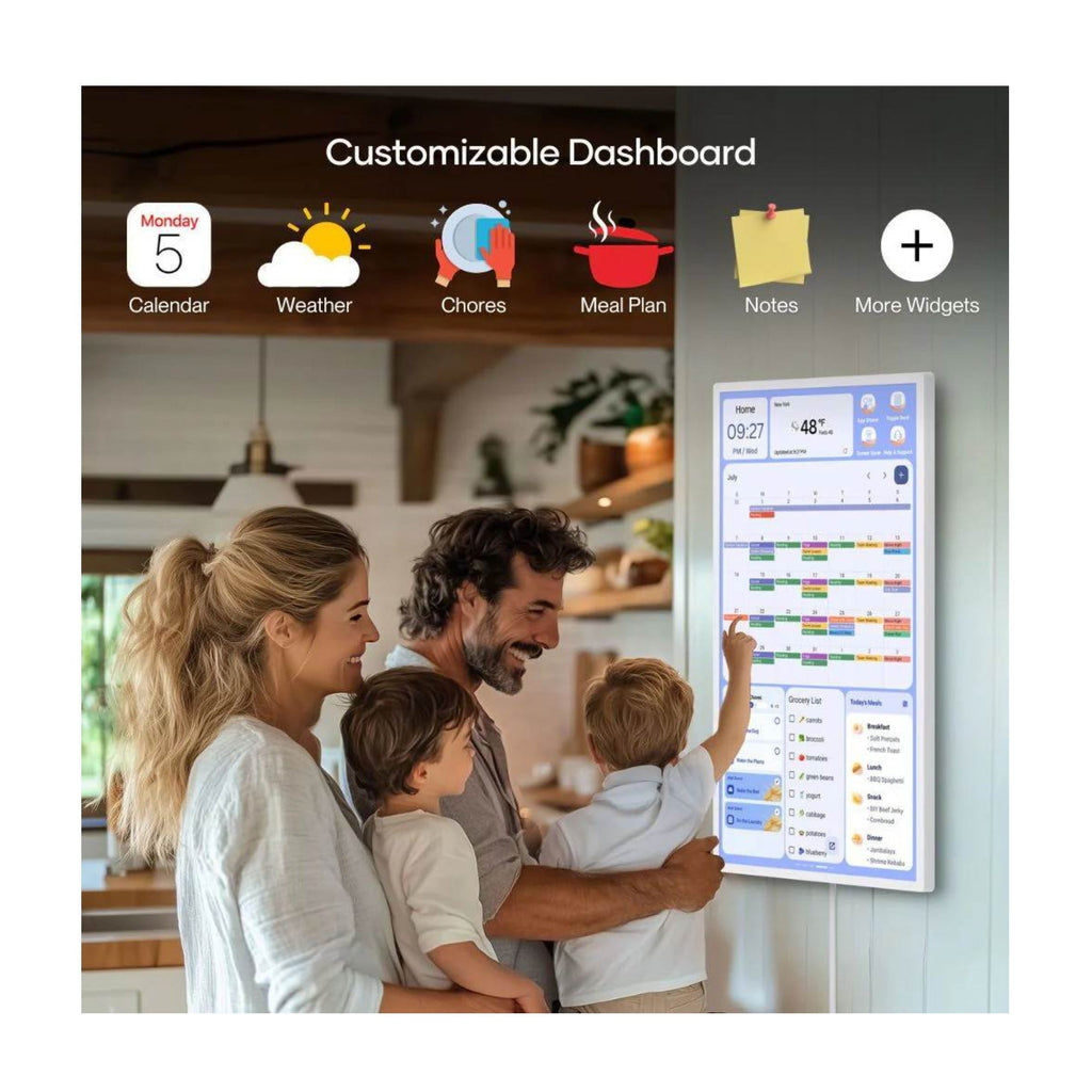Cozyla Calendar Plus Gen 2 24-Inch LCD Touchscreen Family Calendar (White) (Used)