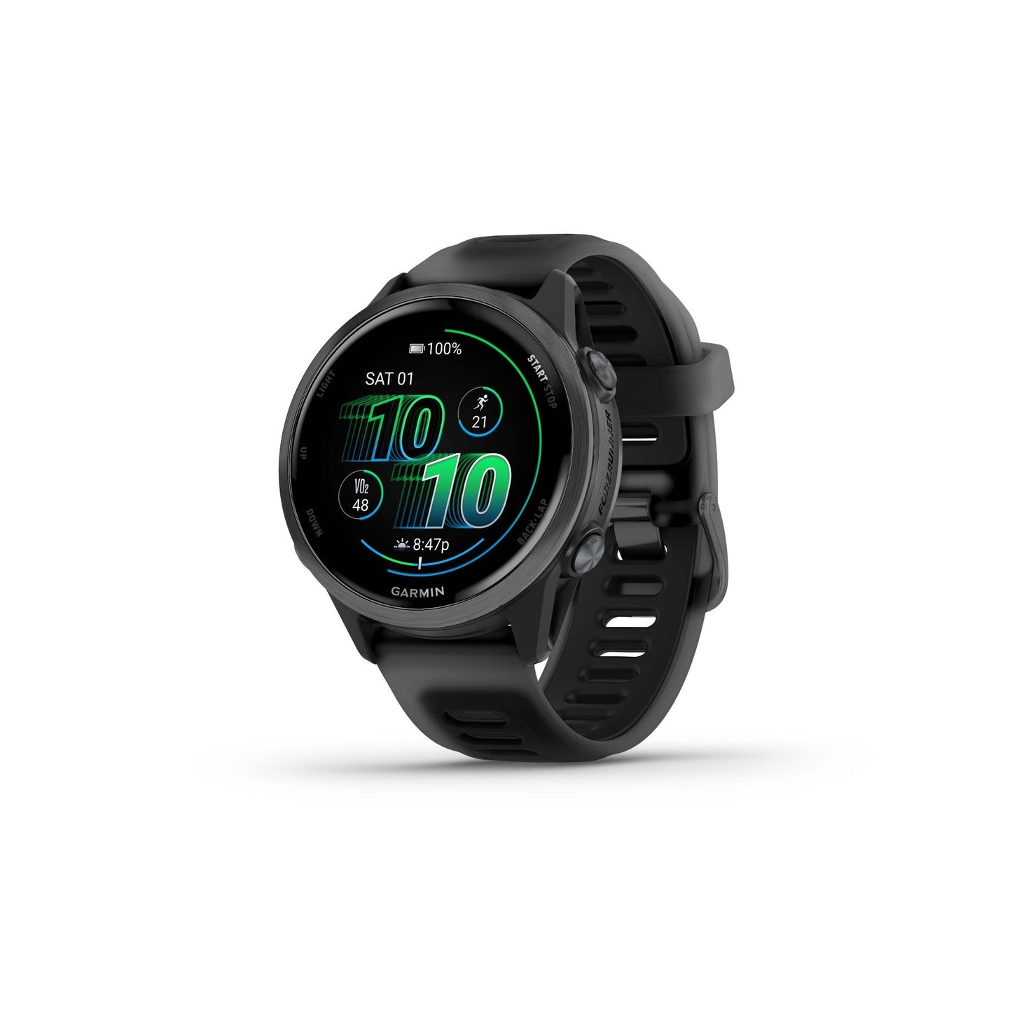 Garmin Forerunner 570 - 42mm Slate Gray with Translucent Black/Black Band