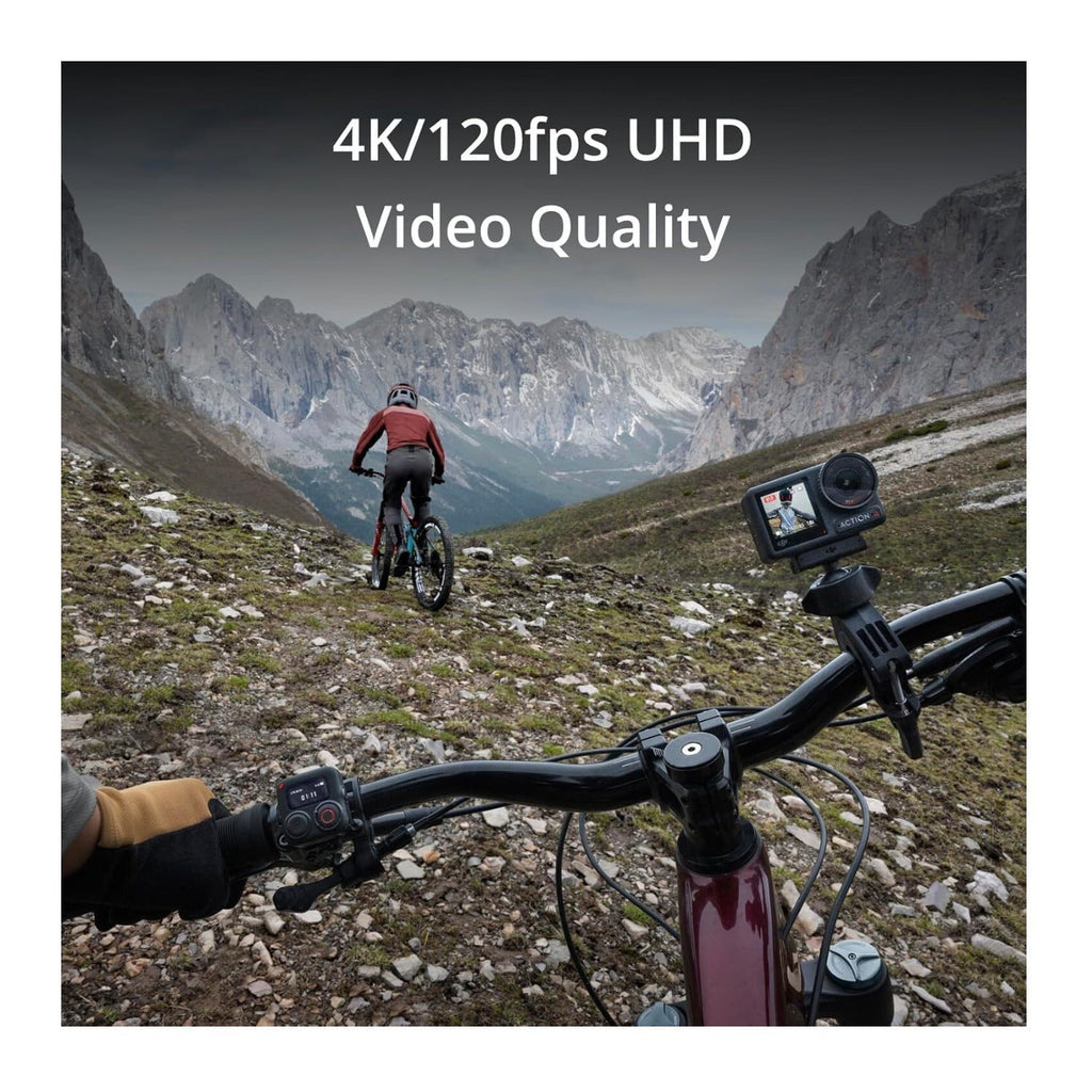 DJI Osmo Action 4 Essential Combo 4K/120fps Waterproof Action Camera