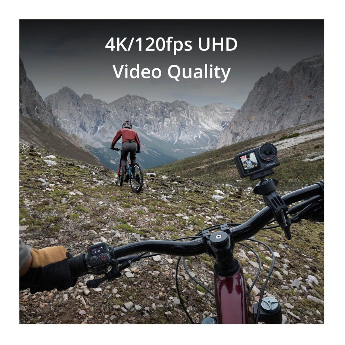 DJI Osmo Action 4 Essential Combo 4K/120fps Waterproof Action Camera
