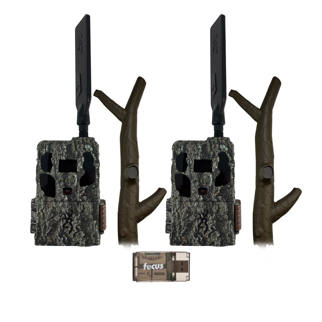 Browning Trail Camera Defender 46MP HD AI Wireless Pro Scout Max Bundle
