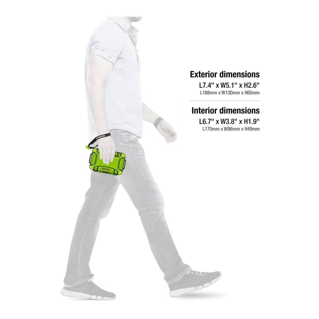 NANUK 330 Nano Series Waterproof Large Hard Case (Lime)