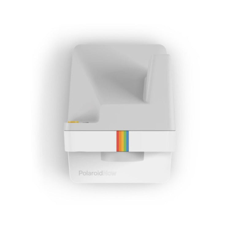 Polaroid Now Bundle with White Camera and Red Travel Pouch