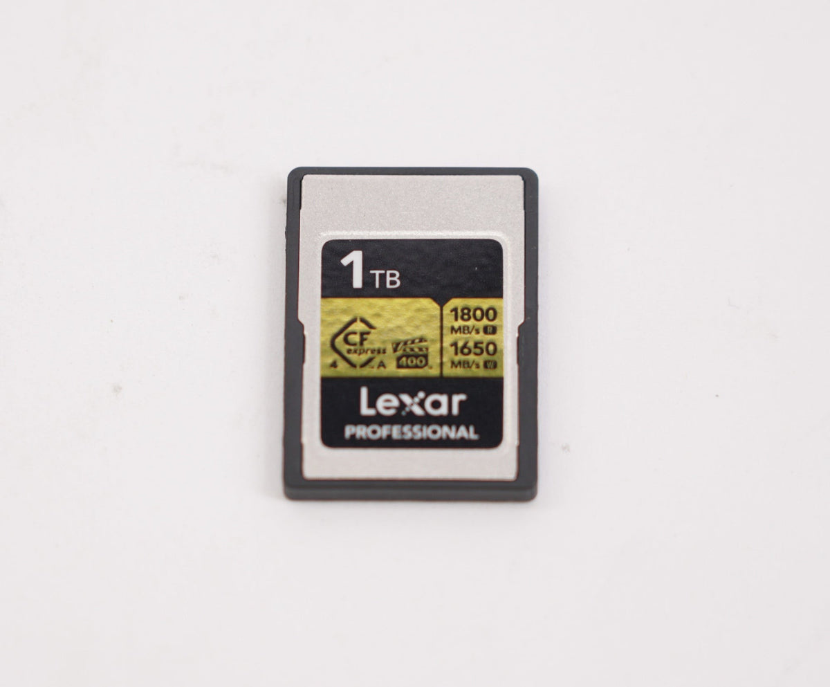Lexar 1TB Professional GOLD CFexpress 4.0 Type A Memory Card (Used)