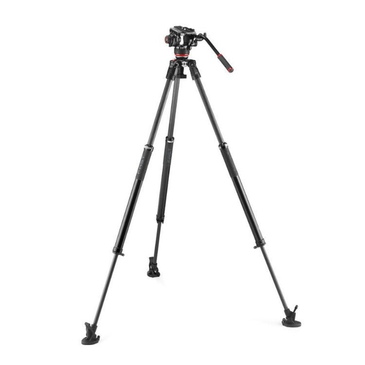 Manfrotto 504X Fluid Video Head with 635 FAST Single Carbon Leg