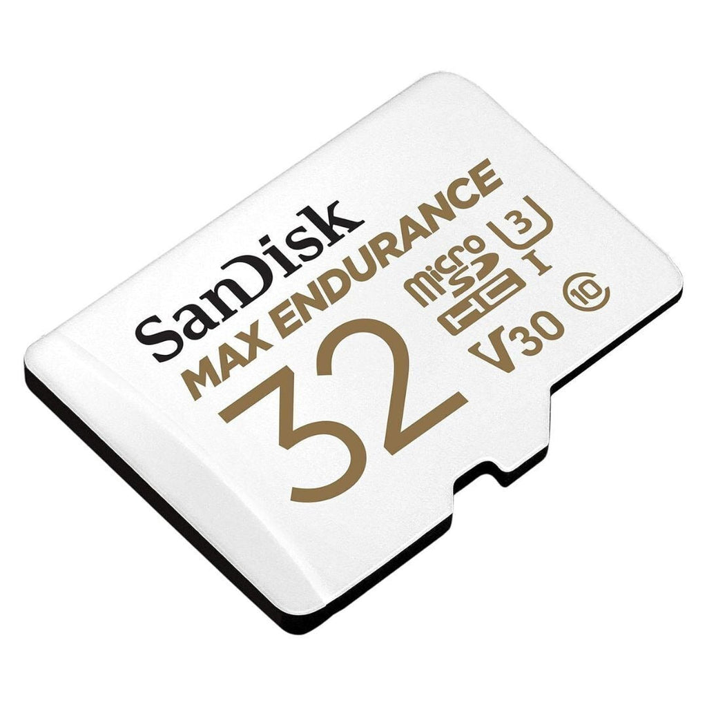 SanDisk 32GB MAX Endurance MicroSDHC Card with Adapter, 100MBPS Read Speed, and 40MBPS Write Speed