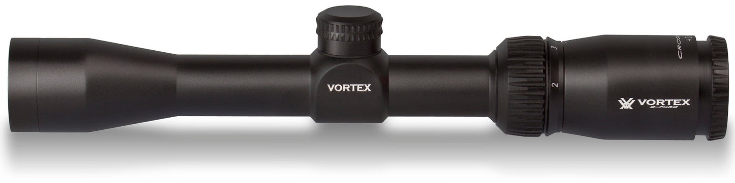 Vortex Crossfire II 2-7x32 Riflescope (V-Plex MOA Reticle) with Sure Fit Cover and Cap