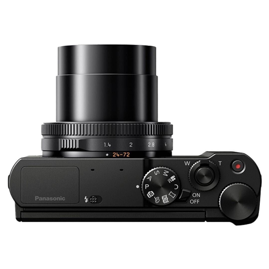 Panasonic LUMIX LX10 Digital Camera, 20.1MP, 4K, 24-72mm Lens, Wi-Fi (Black) (Certified Refurbished)