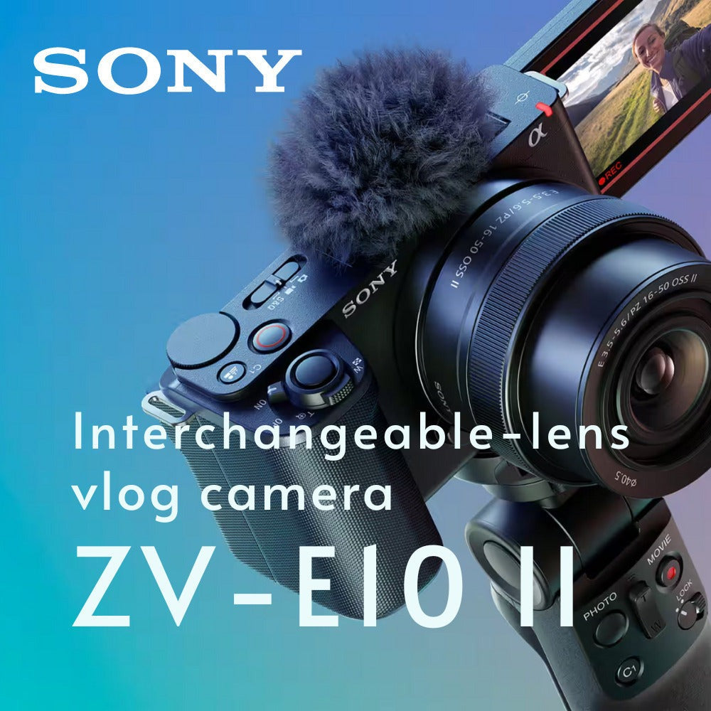 Sony Alpha ZVE10 II | APS-C Interchangeable Lens Mirrorless with 16-50mm Lens Kit | Designed for Content Creators | Black with Sony Creator Accessory Kit II bundle