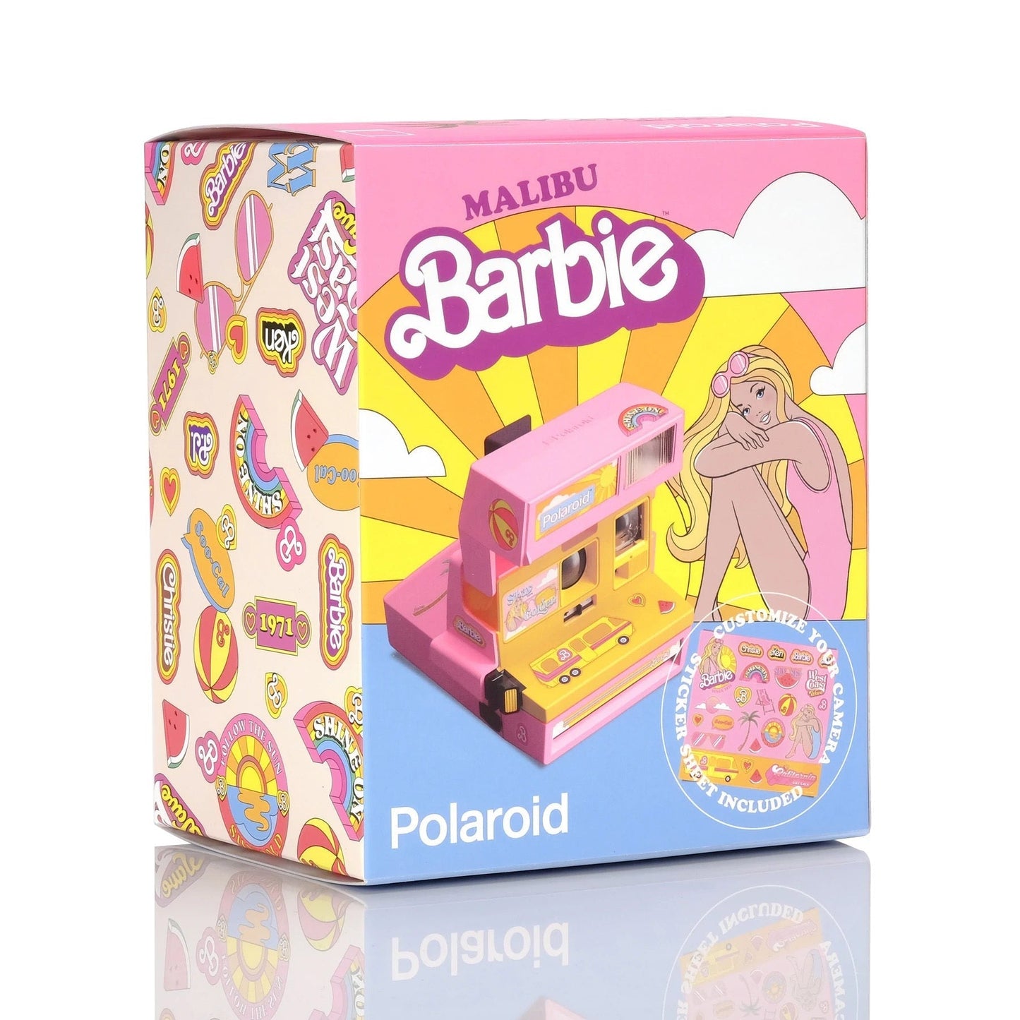 Polaroid 600 Instant Film Camera (Malibu Barbie) with Color Instant Film and Film Kit
