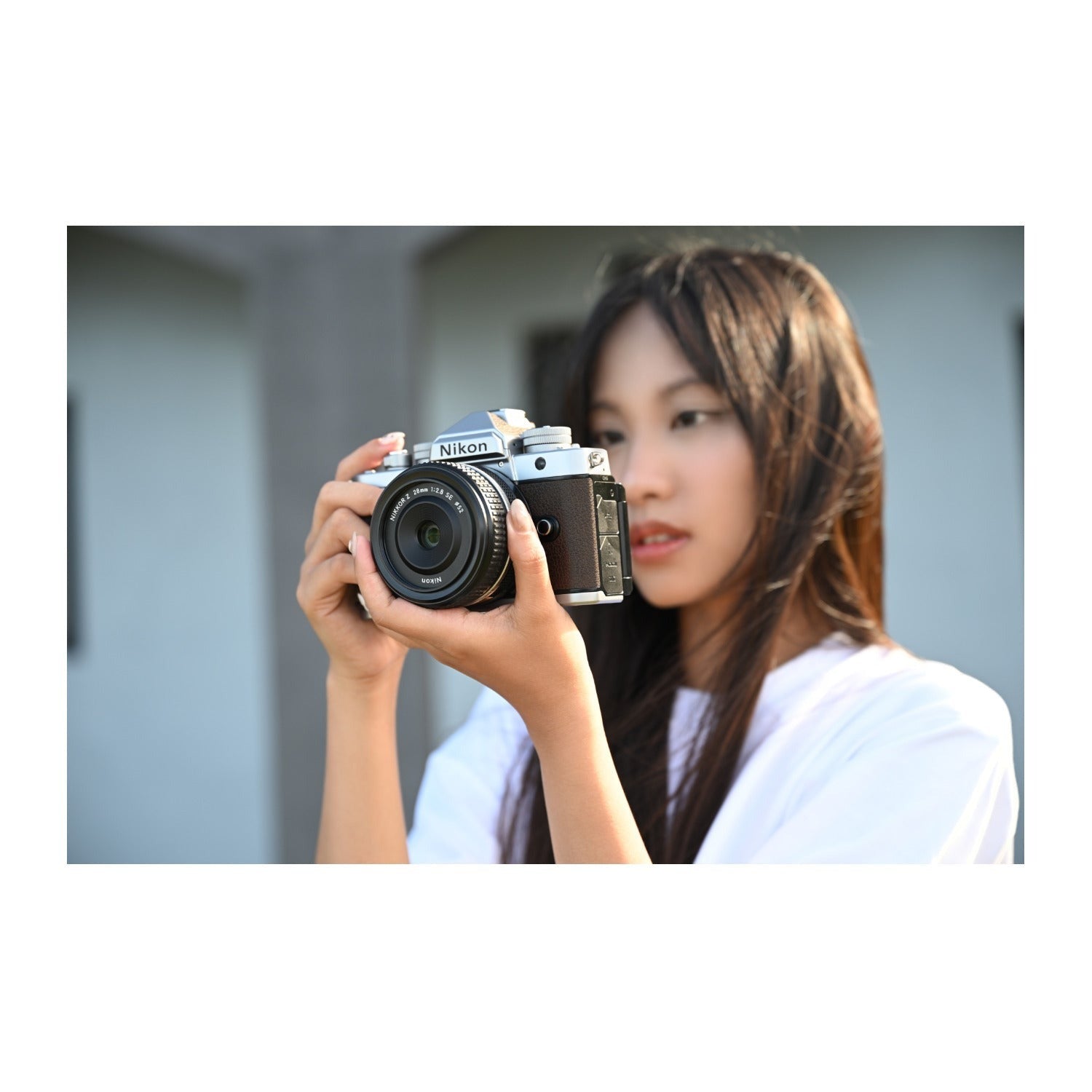 Nikon Zf 24.5MP Full Frame Mirrorless Camera (Silver & Sepia Brown)