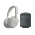 Sony WH-1000XM6 Wireless Noise-Canceling Headphones (Silver) with Bluetooth Speaker Bundle