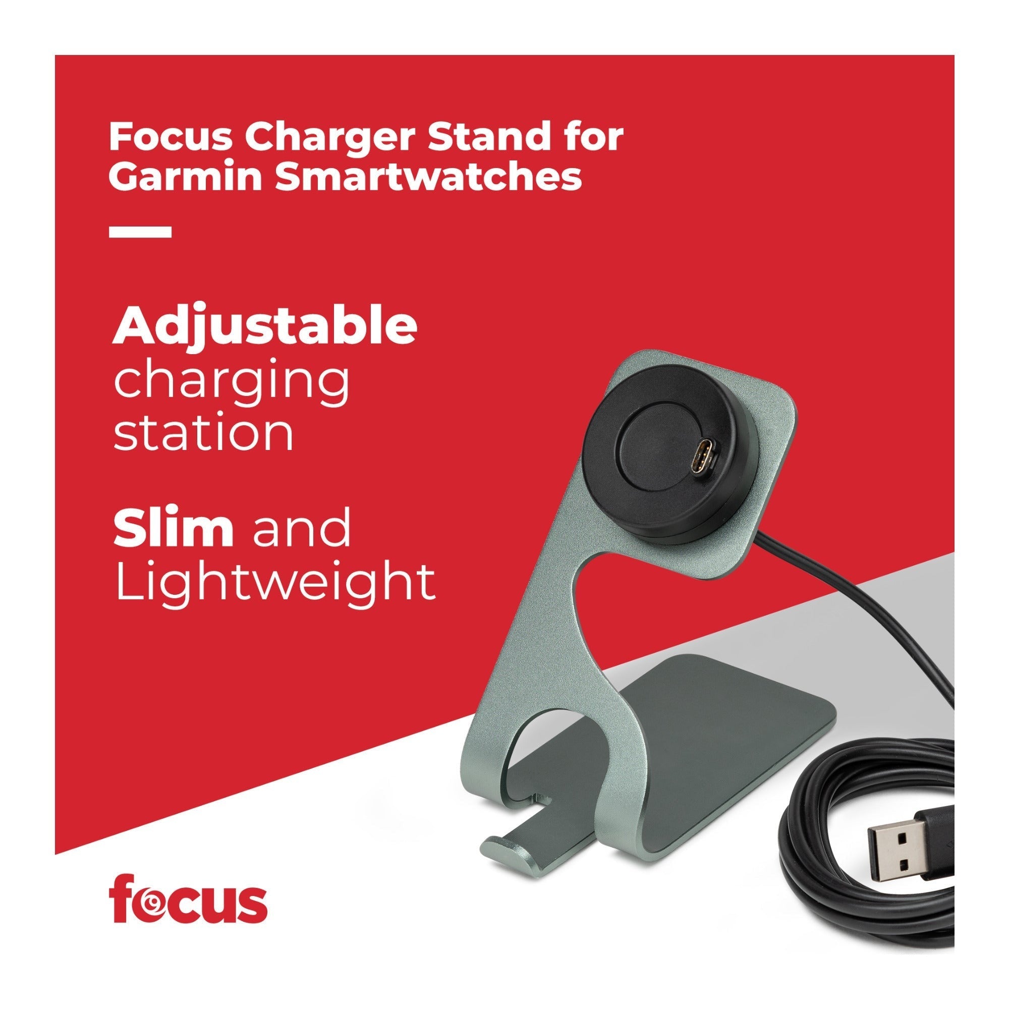 Garmin Vivoactive 6 Slate with Black Band GPS Smartwatch and Charger Bundle
