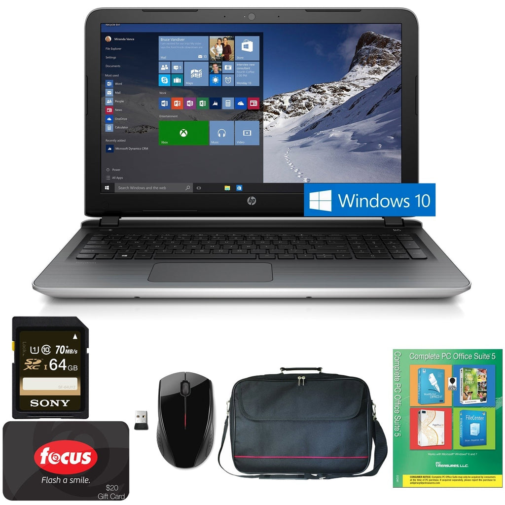 HP Pavilion 17-g153us 17.3" HD+ LED Notebook, Intel Core i3-5020U, 8GB RAM, Windows 10 (Refurbished)