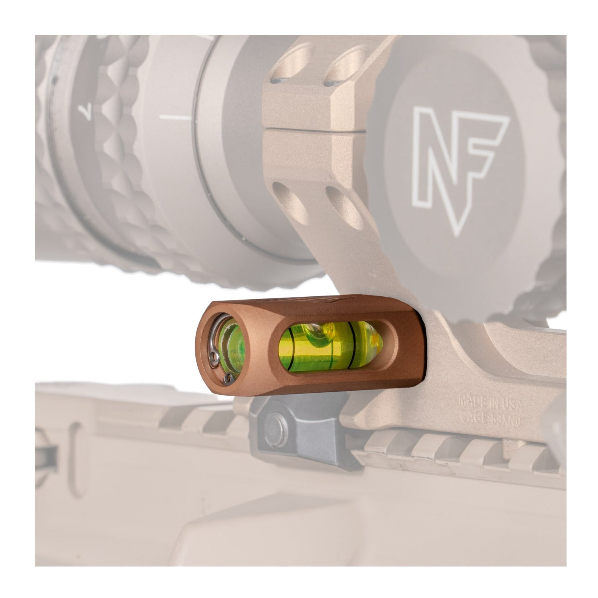 Reptilia Bubble Level - Offset for AUS Mount Reversible Anti Cant Device (FDE)