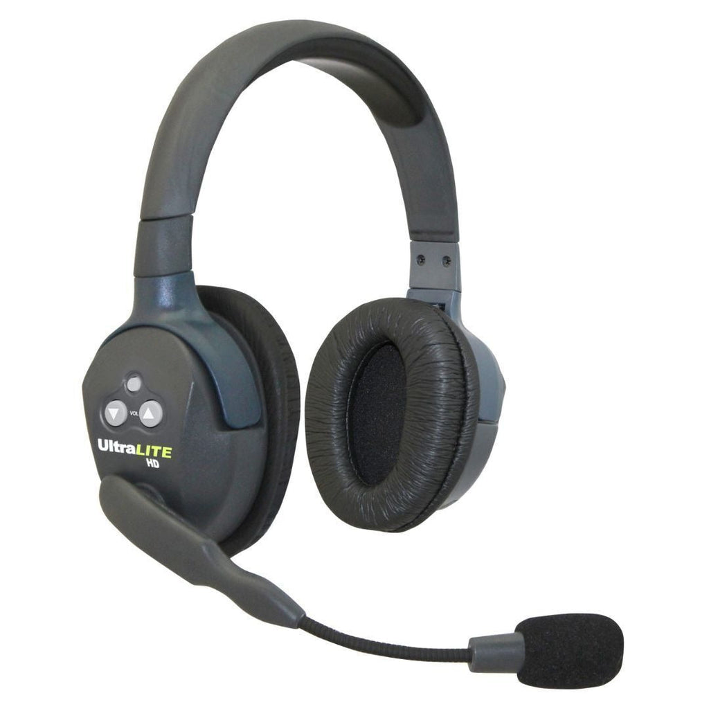 Eartec UltraLITE Double Headset ULDR-HD with Self-Contained and Hands-Free Design
