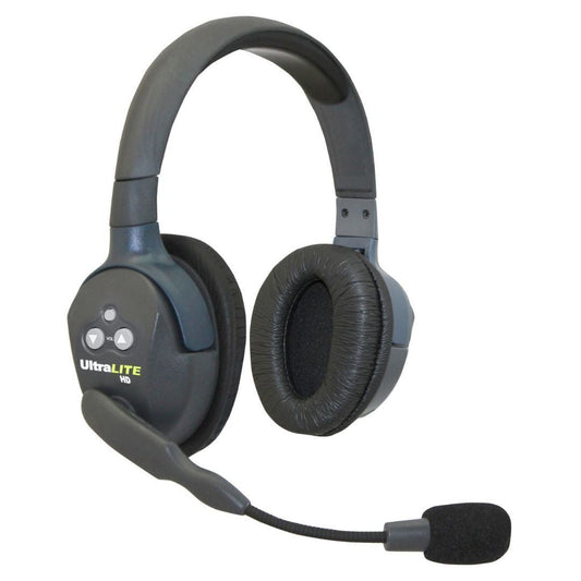 Eartec UltraLITE Double Headset ULDR-HD with Self-Contained and Hands-Free Design