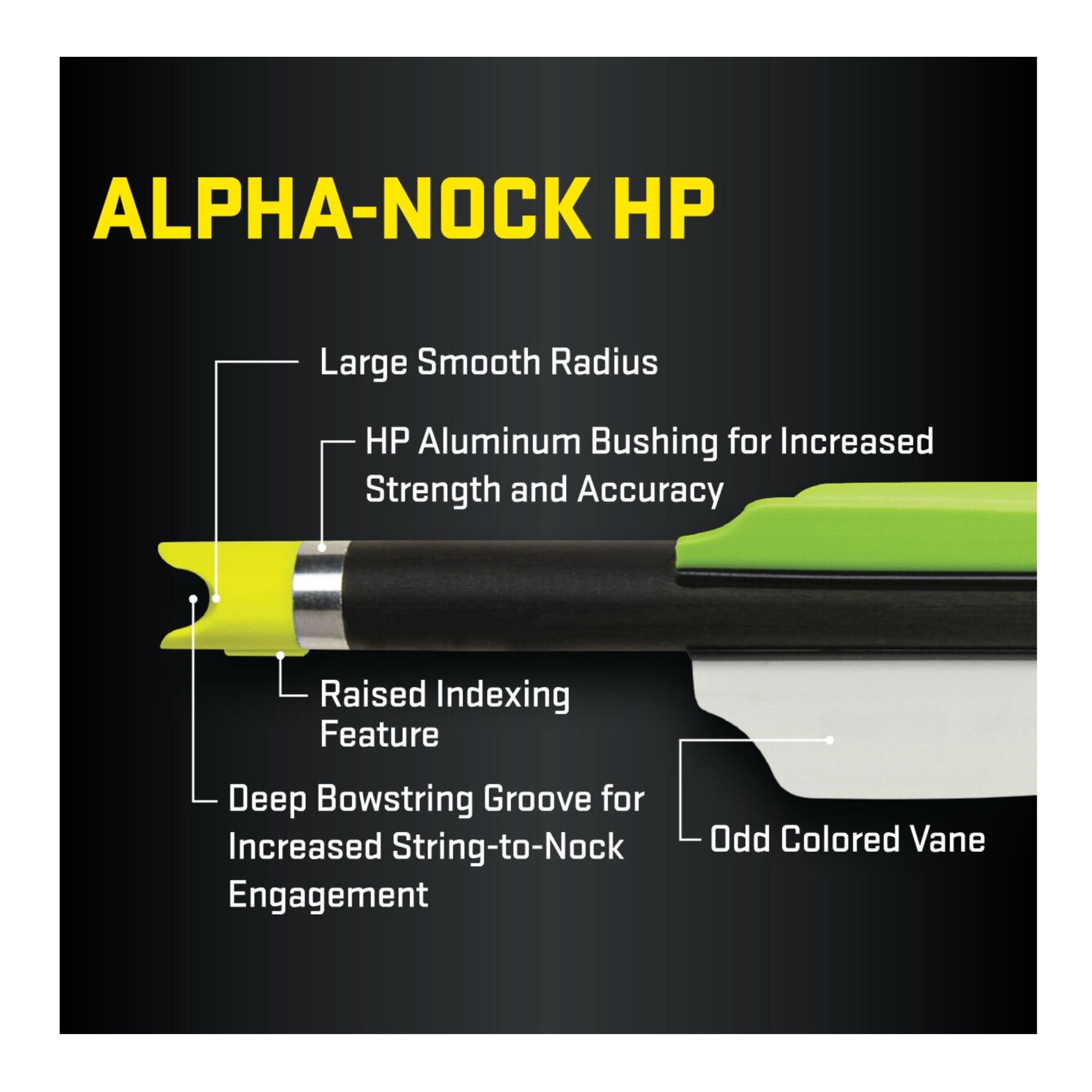 TenPoint Pro Elite 400 Select Carbon Arrows with Alpha-Nock HP (6 Pack)