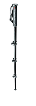 Manfrotto XPRO Monopod+ Aluminum 4-Section Professional Monopod