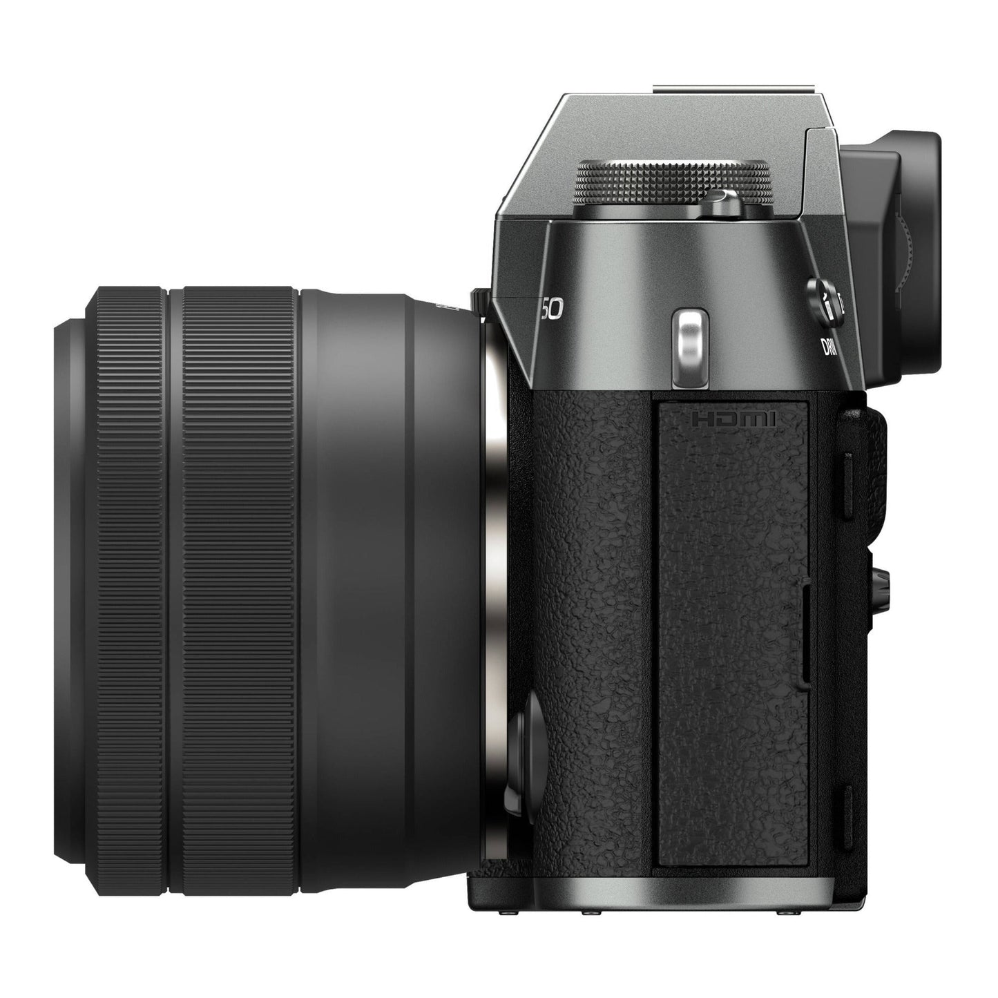 FUJIFILM X-T50 Mirrorless Camera (Charcoal Silver) with XC 15-45mm f/3.5-5.6 Lens (Black)