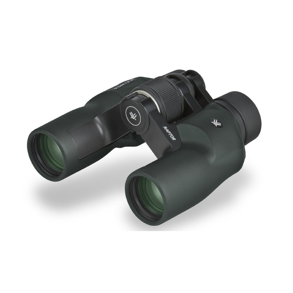 Vortex 8.5 x 32 Raptor Binocular with Glasspak Harness Bundle