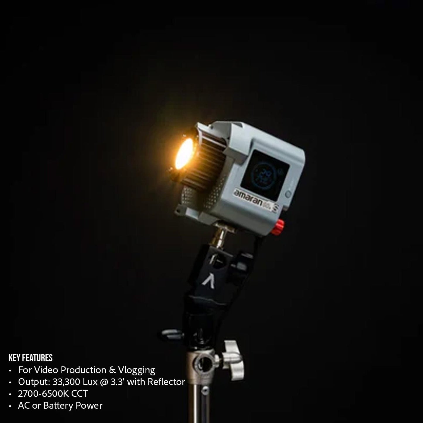 Aputure Amaran COB 60D S Point Source LED 65W Daylight with Full-Size Universal Bowens Mount