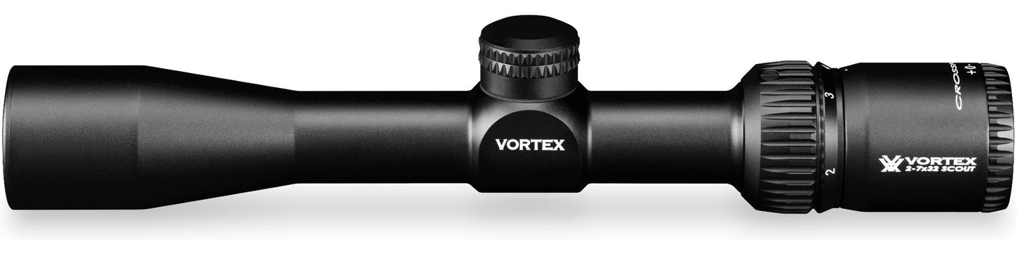 Vortex Scout Crossfire II 2-7x32 Riflescope with Sure Fit Case and Cap