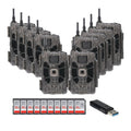 Stealth Cam Deceptor Dual Network Trail Camera (10 Pack) Bundle with Accessories
