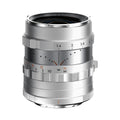 Thypoch Simera 28mm f/1.4 Prime Lens with Click/declick Aperture Control (FUJIFILM X Mount, Silver)