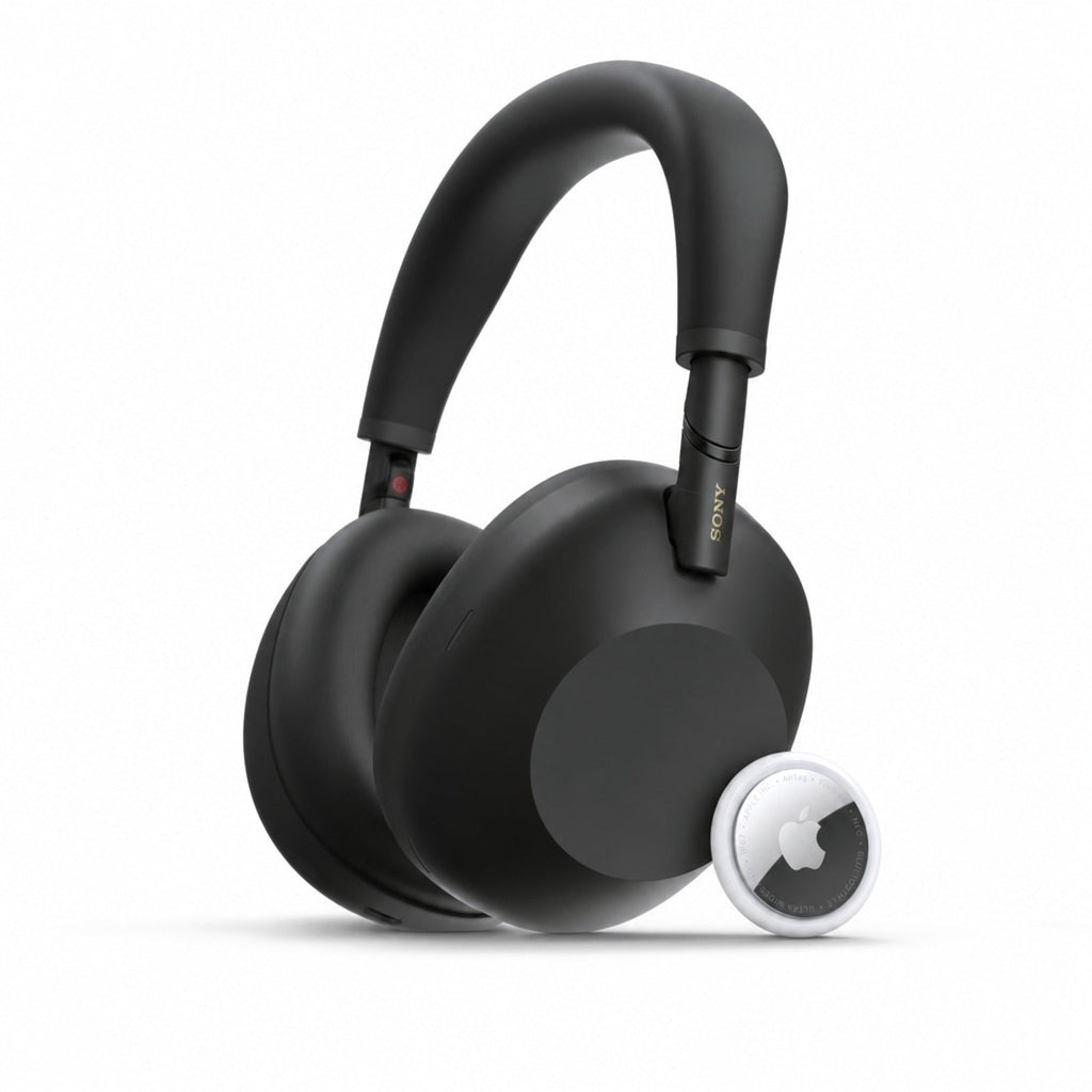 Sony WH-1000XM6 Wireless Noise-Canceling Headphones (Black) with Air Tracker Tag (iOS Only)