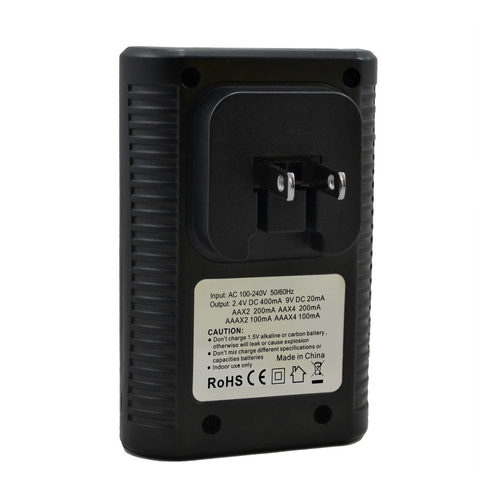 Acuvar 4 High-Capacity AA Rechargeable Batteries 3100mAh NiMH with Charger