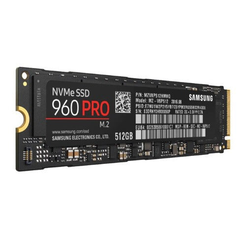 Samsung 960 PRO NVMe M.2 SSD 512GB, MZ-V6P512BW (Certified Refurbished)