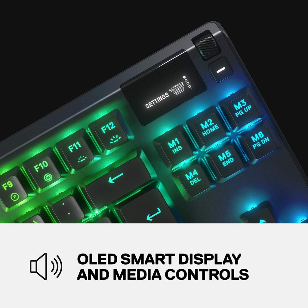 SteelSeries Apex Pro TKL Mechanical Gaming Keyboard (Certified Refurbished)