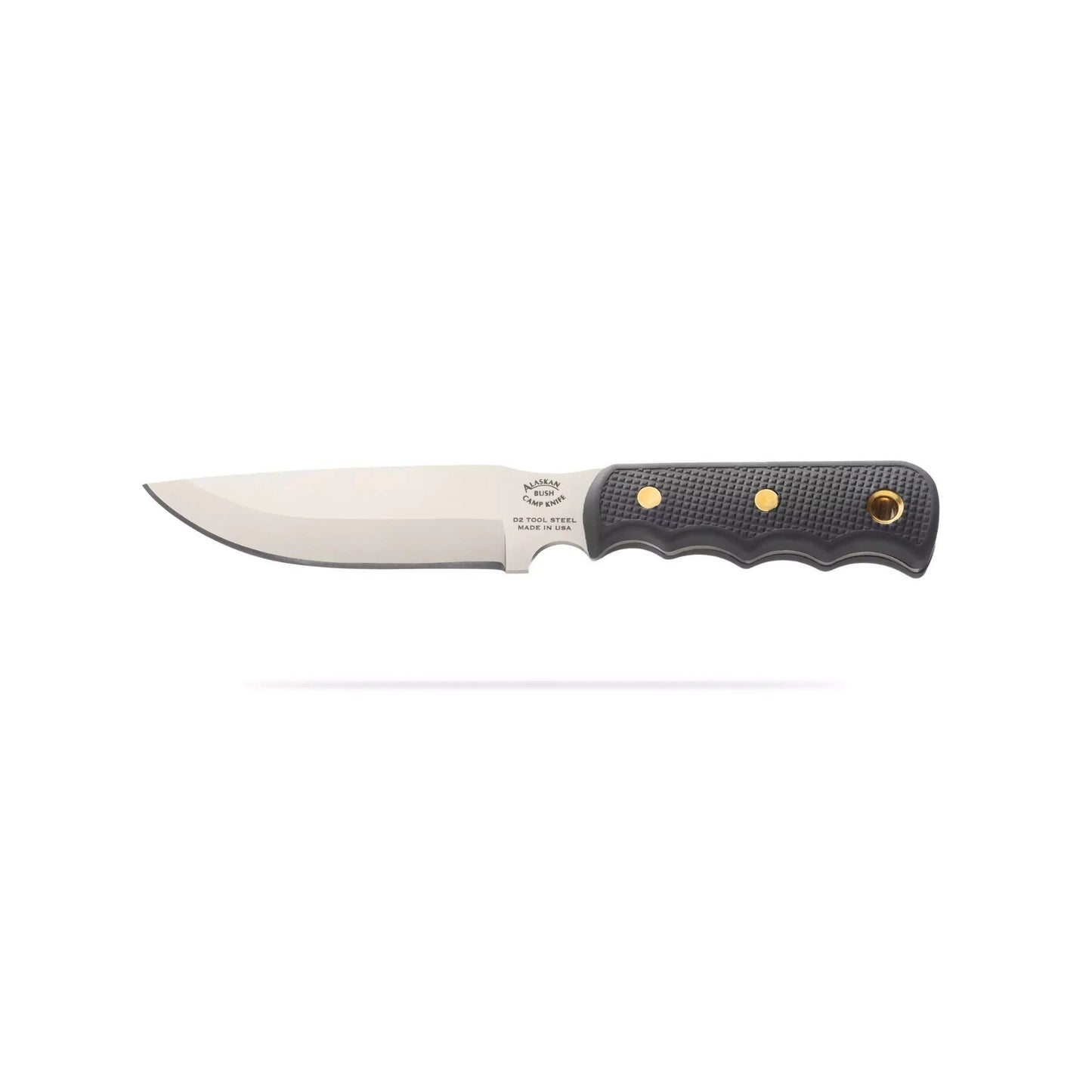 Knives of Alaska Suregrip 6-inch Bush Camp Knife - D2 Steel Drop-Point Blade