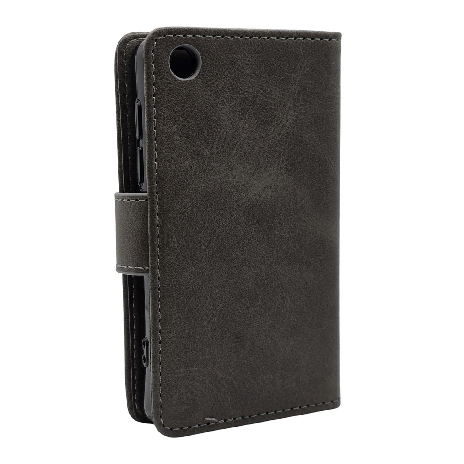 Samvix Leather Book Case for Q6 Music Player (Gray)