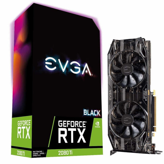 EVGA GeForce RTX 2080 Ti BLACK EDITION GAMING 11GB GDDR6 Graphic Card