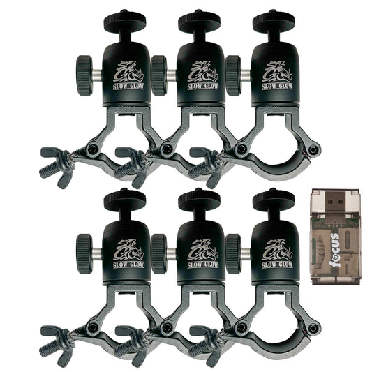 Slow Glow Maverick T-Post Trail Camera Mount with Adjustable Ball Head Bundle