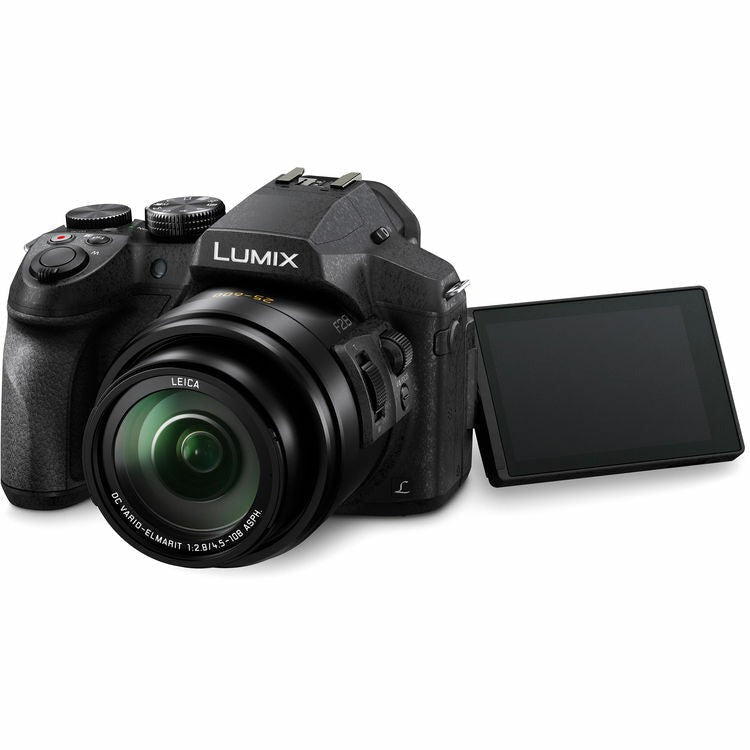Panasonic LUMIX FZ300 Digital Camera, 4K, 24x f/2.8 Zoom (Black) (Certified Refurbished)