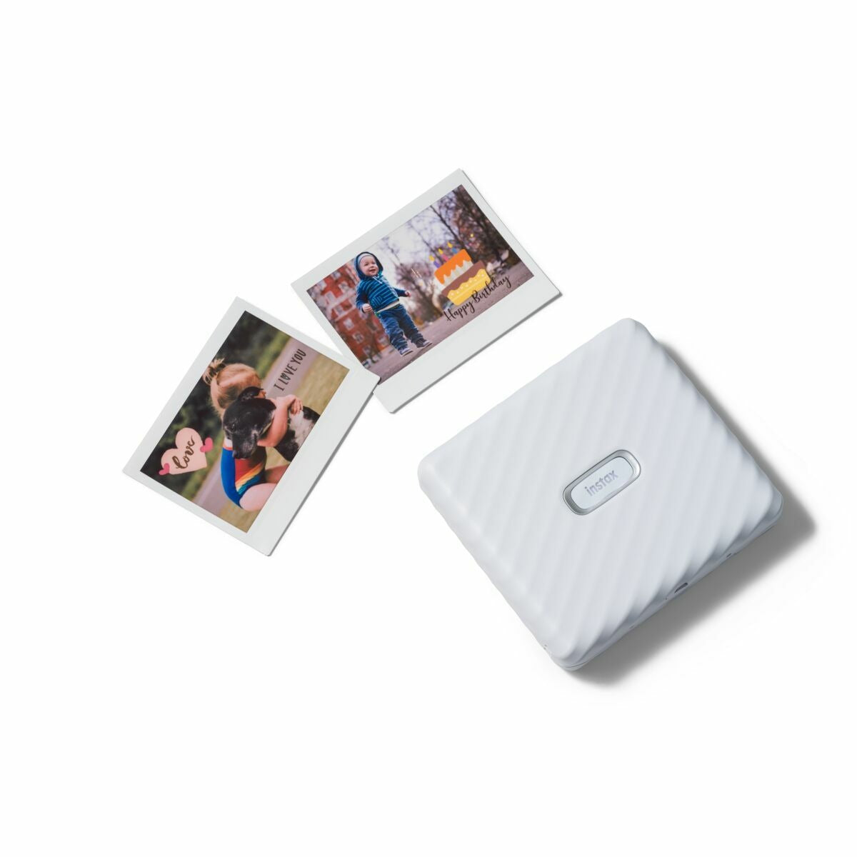 Fujifilm Instax Link Wide Instant Smartphone Printer (Ash White)
