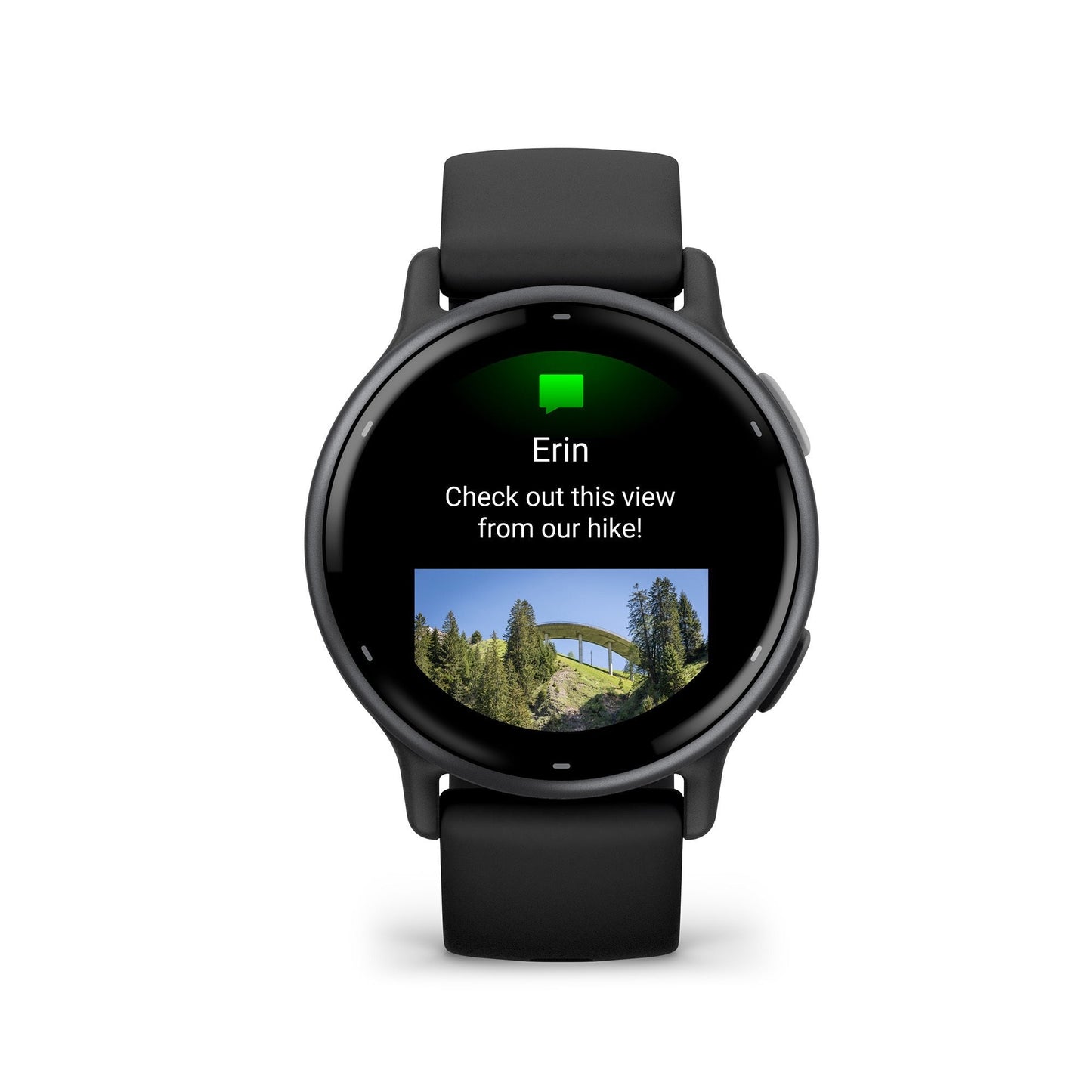 Garmin Vivoactive 5 GPS Smartwatch (Slate Aluminum Bezel with Black Case and Silicone Band)