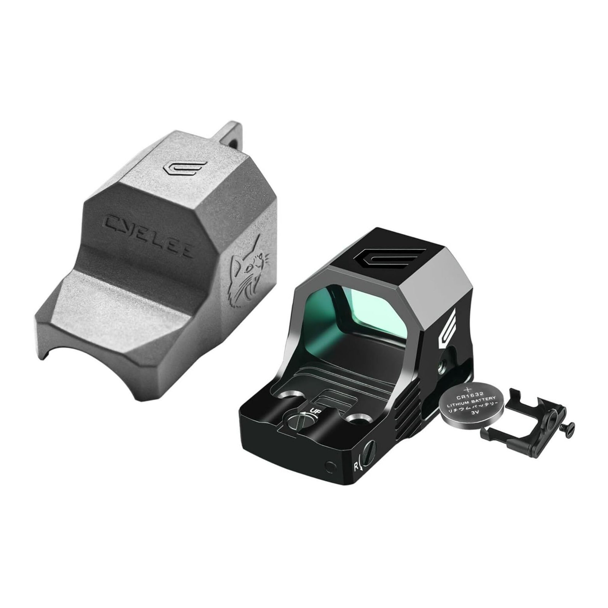 Cyelee CAT G-PRO Open Reflex Sight - 3 MOA Green Dot, RMSc Footprint with Motion Deactivated Standby