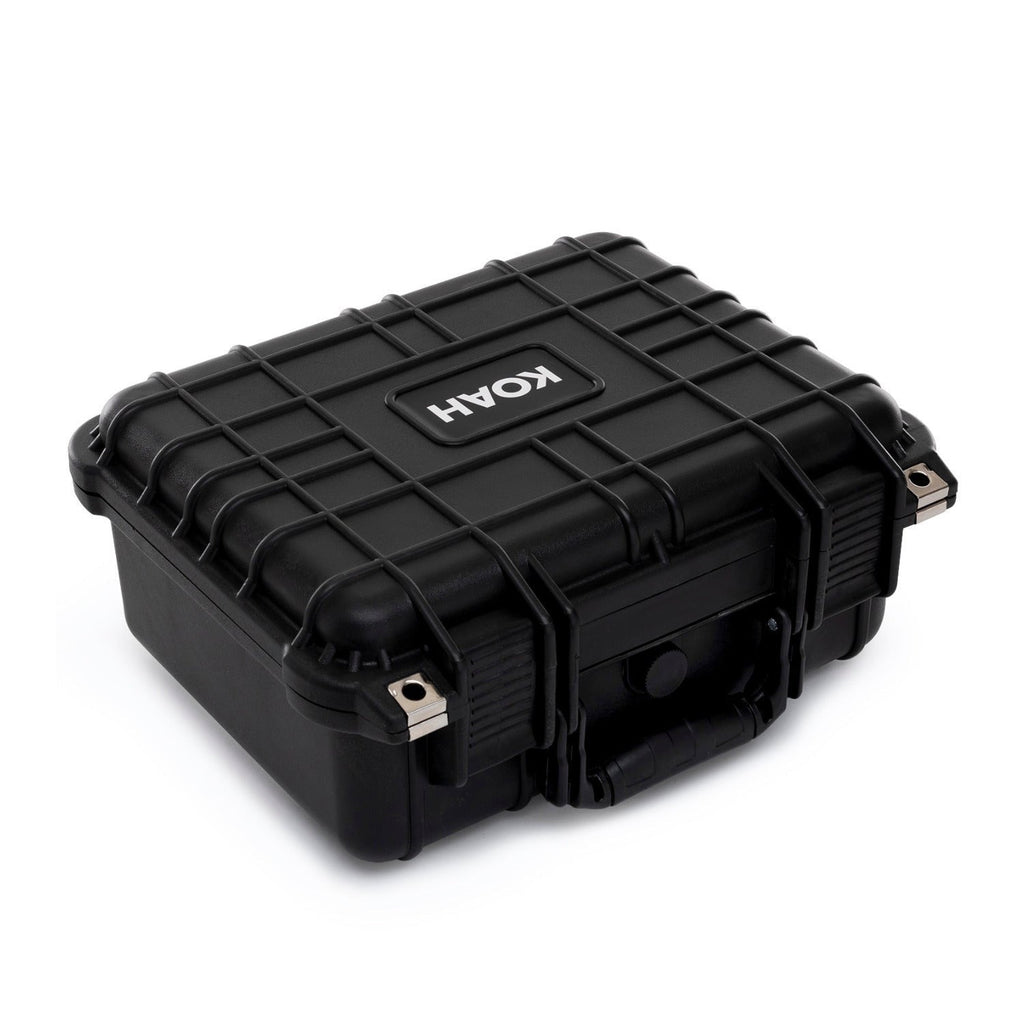 Koah Weatherproof Hard Case with Customizable Foam (13 x 11 x 6 Inch)