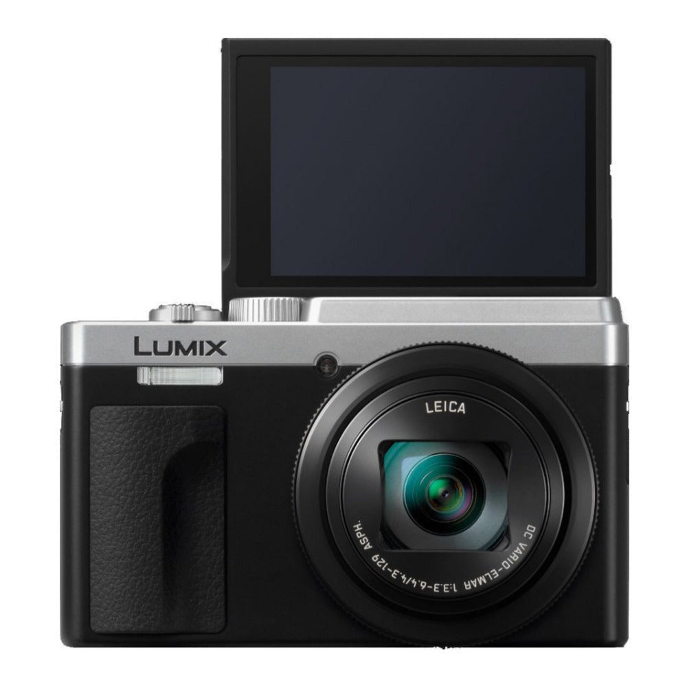 Panasonic DC-ZS80 Travel Zoom Lens Digital Camera with 3-Inch OLED Screen (Silver)