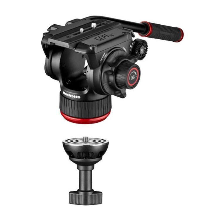 Manfrotto 504X Fluid Video Head with 635 FAST Single Carbon Leg