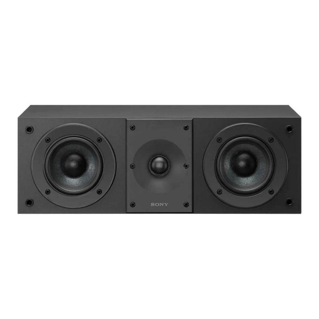 Sony 3-Way Hi-Res Bookshelf Speakers Pair with 2-Way Center Speaker 2025 Bundle
