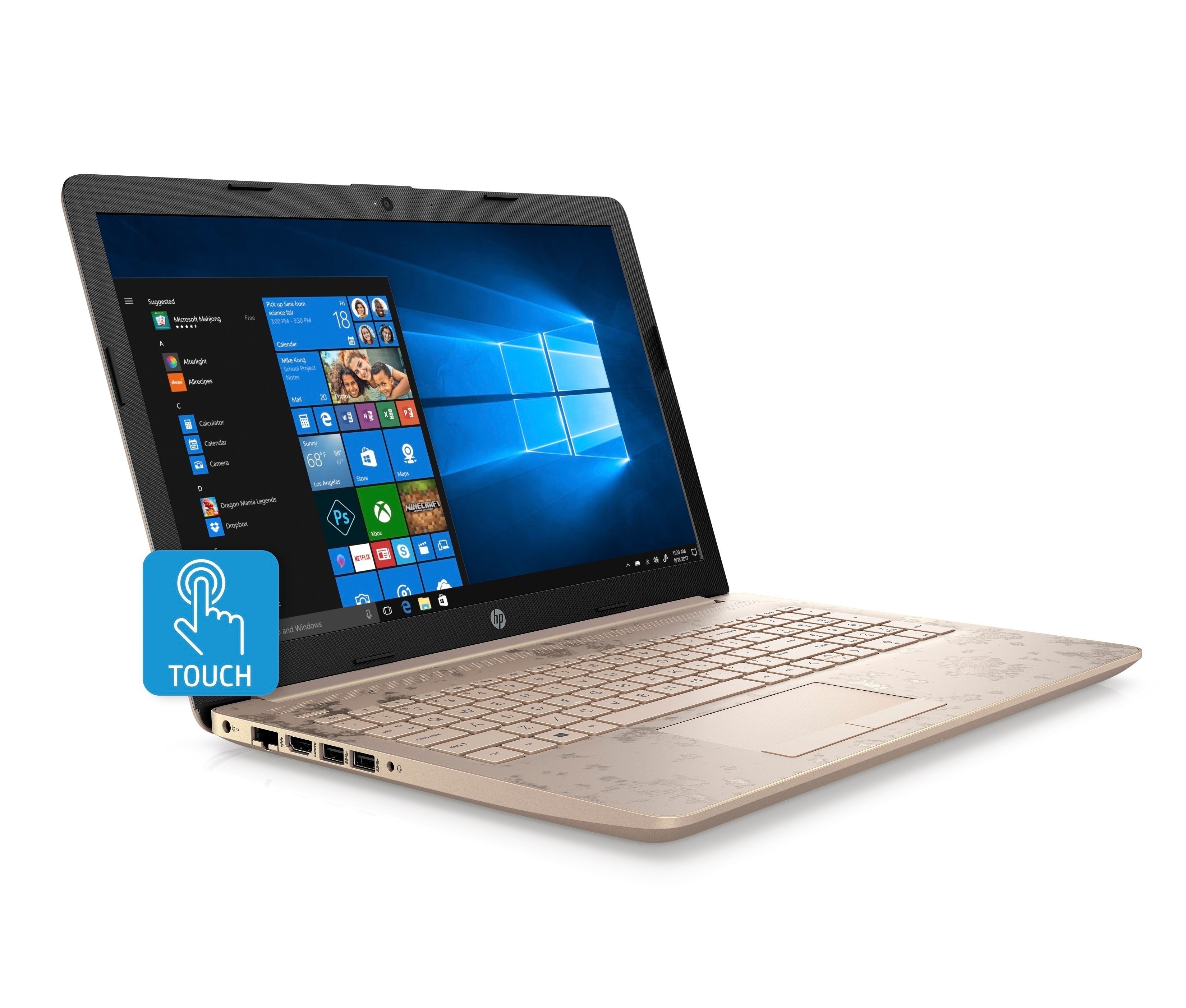 HP 17-BY0021C 17.3" HD+ Touchscreen Laptop, Intel Core i5-8250U, 8GB RAM, 1TB HDD, Microsoft Office 365 (Certified Refurbished)