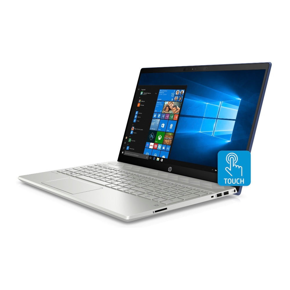 HP Pavilion 15 Laptop, 15.6" Full HD Touch, AMD Ryzen 3, 8GB RAM, 1TB HDD, B&O Audio (Certified Refurbished)