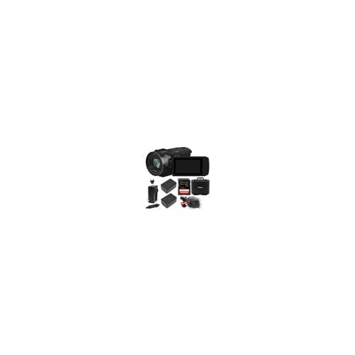 Panasonic HC-VX1 4K Camcorder with 24X Leica Lens with 128GB SD Card and Accessory Bundle