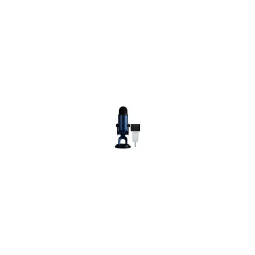 Blue Microphones Yeti USB Microphone (Midnight Blue) with Knox Gear Pop Filter (Large) Bundle